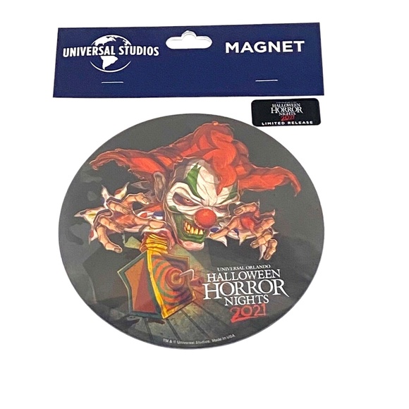 2021 Universal Studios Halloween Horror Nights Jack The Clown Magnet - Picture 1 of 1